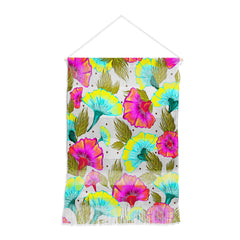 83 Oranges Ecstatic Floral Wall Hanging Portrait