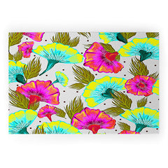 83 Oranges Ecstatic Floral Welcome Mat