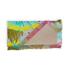 83 Oranges Ecstatic Floral Throw Blanket