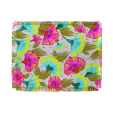 83 Oranges Ecstatic Floral Throw Blanket