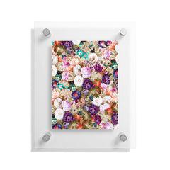 83 Oranges Eves Garden Floating Acrylic Print