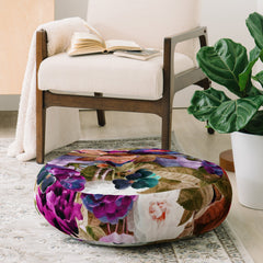 83 Oranges Eves Garden Floor Pillow Round