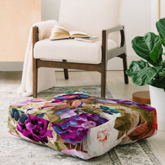 83 Oranges Eves Garden Floor Pillow Square