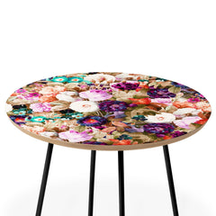 83 Oranges Eves Garden Round Side Table