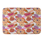 83 Oranges Fall Flora Memory Foam Bath Mat