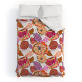 83 Oranges Fall Flora Duvet Cover