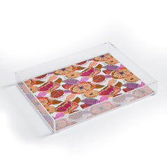 83 Oranges Fall Flora Acrylic Tray