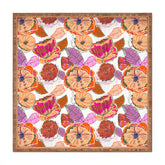 83 Oranges Fall Flora Square Tray