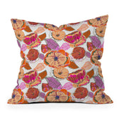 83 Oranges Fall Flora Outdoor Throw Pillow