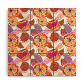 83 Oranges Fall Flora Wood Wall Mural