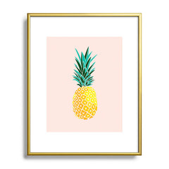 83 Oranges Finapple Metal Framed Art Print