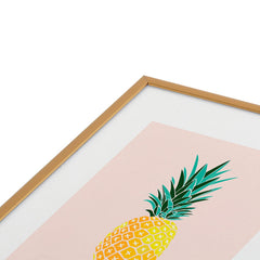 83 Oranges Finapple Metal Framed Art Print