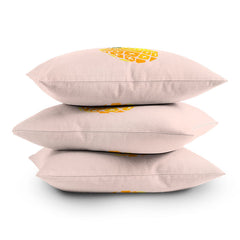 83 Oranges Finapple Throw Pillow