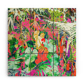 83 Oranges Find Me Where The Tropical Wood Wall Mural