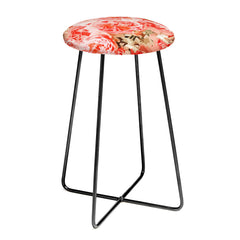 83 Oranges Fiona Floral Counter Stool