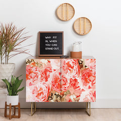 83 Oranges Fiona Floral Credenza