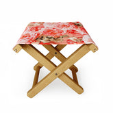 83 Oranges Fiona Floral Folding Stool