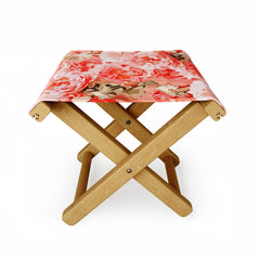 83 Oranges Fiona Floral Folding Stool