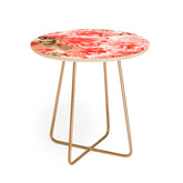 83 Oranges Fiona Floral Round Side Table