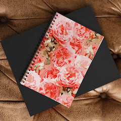 83 Oranges Fiona Floral Spiral Notebook