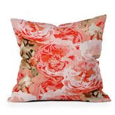 83 Oranges Fiona Floral Outdoor Throw Pillow