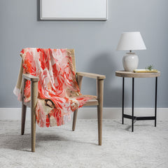 83 Oranges Fiona Floral Throw Blanket