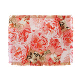 83 Oranges Fiona Floral Throw Blanket