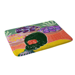 83 Oranges Fish Market Memory Foam Bath Mat