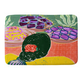 83 Oranges Fish Market Memory Foam Bath Mat