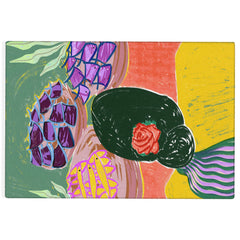 83 Oranges Fish Market Outdoor Rug