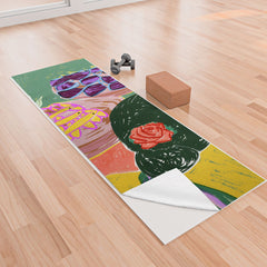 83 Oranges Fish Market Yoga Towel