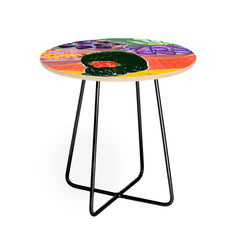 83 Oranges Fish Market Round Side Table