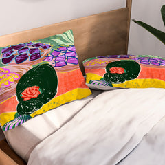 83 Oranges Fish Market Pillow Shams