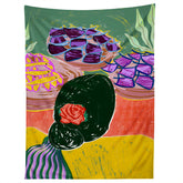 83 Oranges Fish Market Tapestry