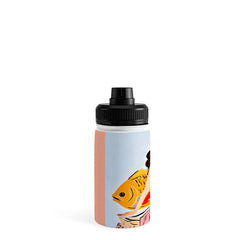 83 Oranges Fishy Shananigans Art Water Bottle