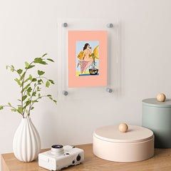 83 Oranges Fishy Shananigans Art Floating Acrylic Print