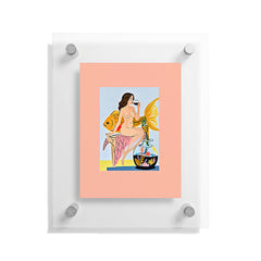 83 Oranges Fishy Shananigans Art Floating Acrylic Print