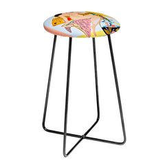 83 Oranges Fishy Shananigans Art Counter Stool