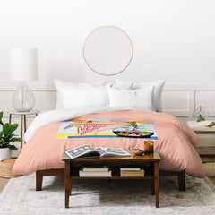 83 Oranges Fishy Shananigans Art Duvet Cover