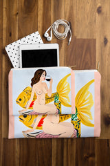 83 Oranges Fishy Shananigans Art Pouch