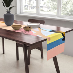 83 Oranges Fishy Shananigans Art Table Runner
