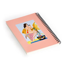83 Oranges Fishy Shananigans Art Spiral Notebook