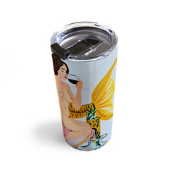 83 Oranges Fishy Shananigans Art Travel Mug