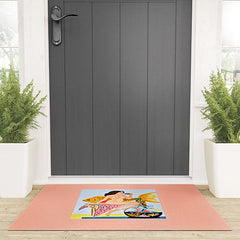 83 Oranges Fishy Shananigans Art Welcome Mat