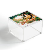 83 Oranges Flamingo Sighting Jungle Nature Acrylic Box
