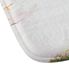 83 Oranges Flamingo Sighting Jungle Nature Memory Foam Bath Mat