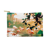 83 Oranges Flamingo Sighting Jungle Nature Pouch