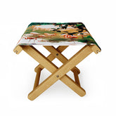 83 Oranges Flamingo Sighting Jungle Nature Folding Stool