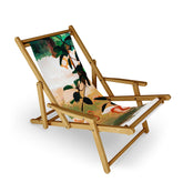 83 Oranges Flamingo Sighting Jungle Nature Sling Chair