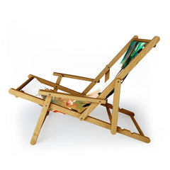 83 Oranges Flamingo Sighting Jungle Nature Sling Chair